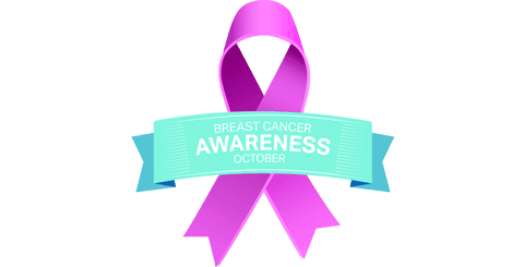 transparent breast cancer awareness ribbon with decorative hearts - Download Free Stock Videos Pikwizard.com