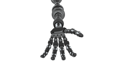 Robotic Hand on Transparent Background for Technology Solutions - Download Free Stock Videos Pikwizard.com