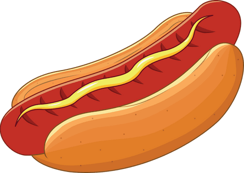hot dog illustration on transparent background - Download Free Stock Videos Pikwizard.com
