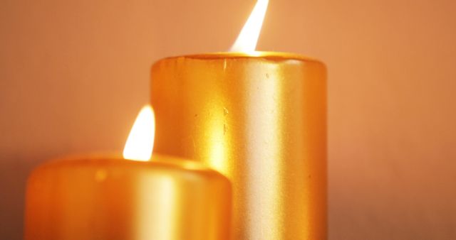 Close-up of candles burning during christmas time 4k - Download Free Stock Photos Pikwizard.com