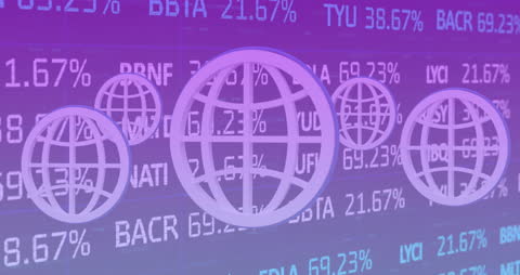 Global Market Data Conceptual Animation