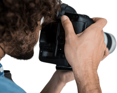 photographer holding camera capturing seamless shot - Download Free Stock Videos Pikwizard.com