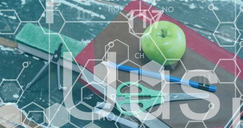 Creative Education Concept with Molecular Structures - Download Free Stock Images Pikwizard.com