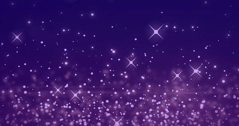 Purple sparkling lights with bokeh effect