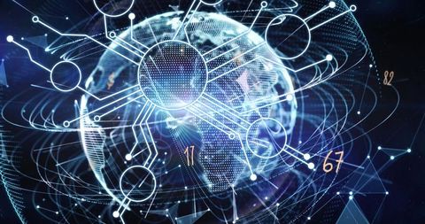 Global technology network microprocessor connections