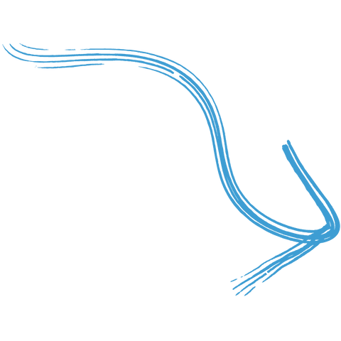 Blue Wavy Arrow on Transparent Background for Direction Concepts - Download Free Stock Videos Pikwizard.com