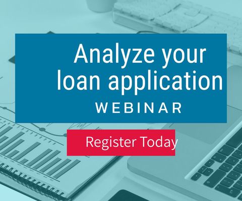 Webinar Invitation on Loan Application Analysis - Download Free Stock Templates Pikwizard.com