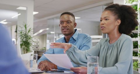 Diverse Business Team in Discussion at Modern Office - Download Free Stock Images Pikwizard.com