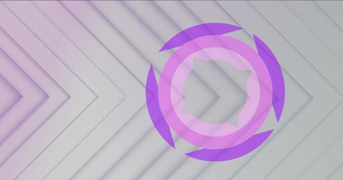 Abstract Rotating Rings and Contoured Lines Background