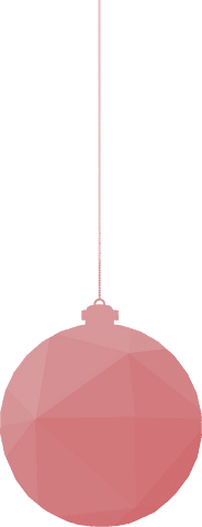 transparent hanging pink christmas bauble vector isolated - Download Free Stock Videos Pikwizard.com