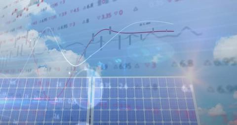 Solar Energy Progress in Global Financial Analysis Concept - Download Free Stock Images Pikwizard.com