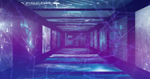 Digital Network Connection with Data Processing Elements