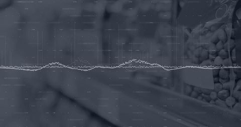 Digital data analysis over supermarket aisle for financial insights