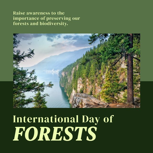 International Day of ForestsText Celebrating Forest Conservation - Download Free Stock Templates Pikwizard.com