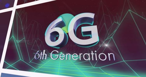 6th Generation 6G Technology Concept with Digital Interface - Download Free Stock Images Pikwizard.com