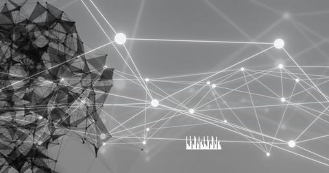 Abstract Network Connections Digital Interface Concept - Download Free Stock Images Pikwizard.com