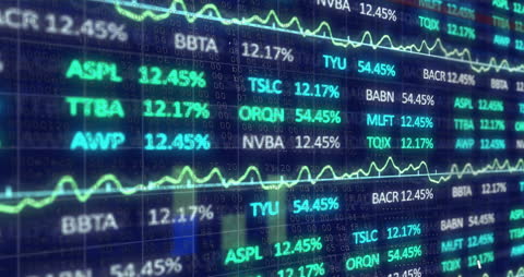 Dynamic Financial Data on Digital Display