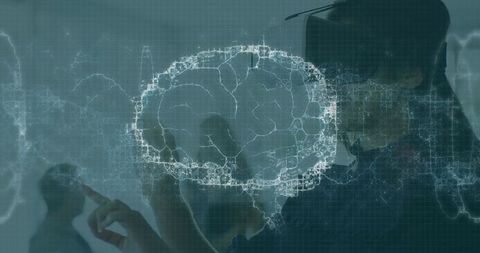 Virtual Reality Interface with Brain Data Visualization