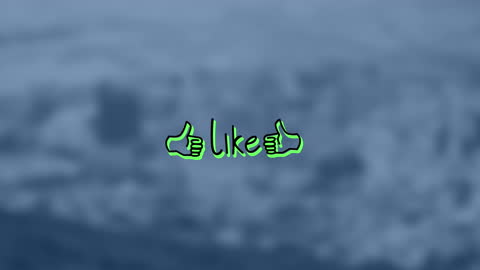 Digital Thumbs Up Animated Over Cityscape Silhouette