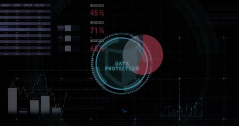 Digital Data Protection and Cybersecurity Visualization - Download Free Stock Images Pikwizard.com