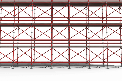 realistic transparent red scaffolding framework design - Download Free Stock Videos Pikwizard.com