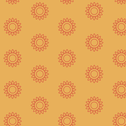 Seamless Sunflower Pattern on Transparent Background - Download Free Stock Videos Pikwizard.com