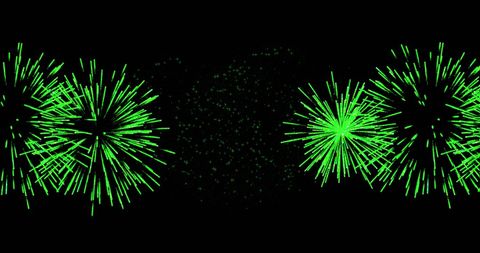Vibrant Green Fireworks Display Against Night Sky - Download Free Stock Images Pikwizard.com