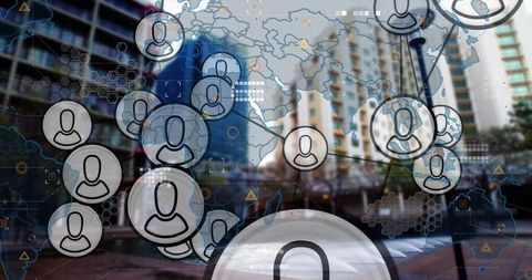 Digital connectivity and global networking in urban environment