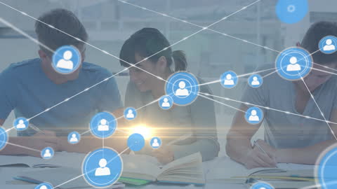 Diverse Students Learning with Digital Network Connectivity