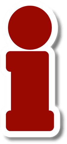 red information symbol letter on transparent background - Download Free Stock Videos Pikwizard.com