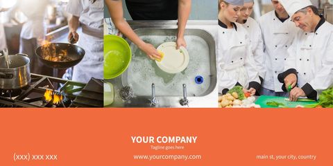 Dynamic Culinary Team at Work in Professional Kitchen - Download Free Stock Templates Pikwizard.com