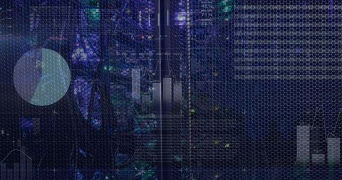 Data Analysis and Storage in Modern Server Room - Download Free Stock Images Pikwizard.com