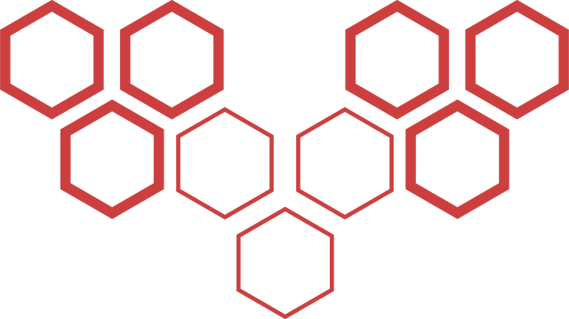 Digital Red Hexagons Pattern on Transparent Background - Download Free Stock Videos Pikwizard.com