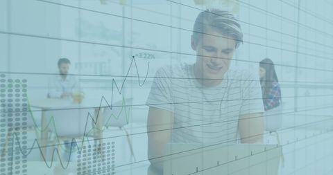 Young Professionals Harnessing Data Analytics in Modern Office - Download Free Stock Images Pikwizard.com