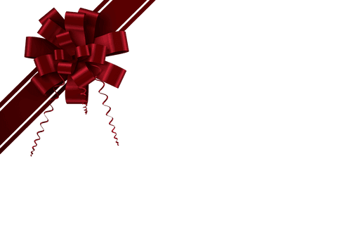 Elegant Red Christmas Bow with Transparent Ribbon - Download Free Stock Videos Pikwizard.com