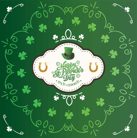 Transparent St. Patrick's Day Design with Clover and Hat Embellishments - Download Free Stock Videos Pikwizard.com