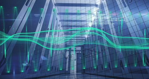 Futuristic Data Stream in Network Server Room - Download Free Stock Images Pikwizard.com