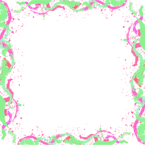 abstract neon green and pink framed transparent art background - Download Free Stock Videos Pikwizard.com