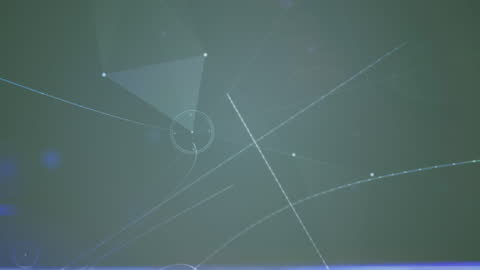 Digital Network Connections with Abstract Blue Background