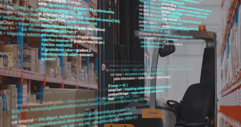 Digital Data Overlay on Warehouse Logistics with Forklift