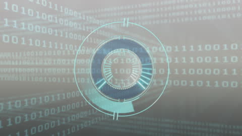 Futuristic Scope Scanning Data with Digital Interface