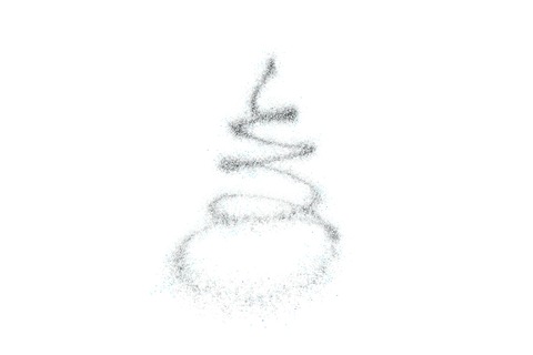glitter christmas tree illustration on transparent background - Download Free Stock Videos Pikwizard.com