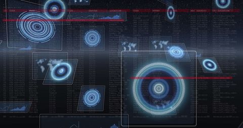 High-Tech Digital Interface with Data Processing Visuals - Download Free Stock Images Pikwizard.com