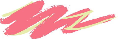 Transparent Abstract Brush Strokes on Layered Zigzag Pattern