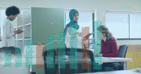 Multicultural Team Engaging in Financial Analysis Using Digital Technology