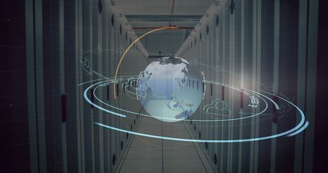 Digital Globe with Futuristic Data and Connectivity Concepts - Download Free Stock Images Pikwizard.com