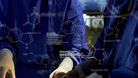 Surgeons Analyzing Scientific Data with 3D Chemical Structures