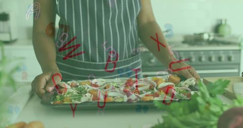 Creative Presentation of Home Cooking with Digital Elements