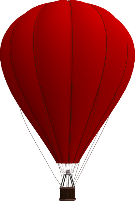 Red Hot Air Balloon Isolated on Transparent Background - Download Free Stock Videos Pikwizard.com