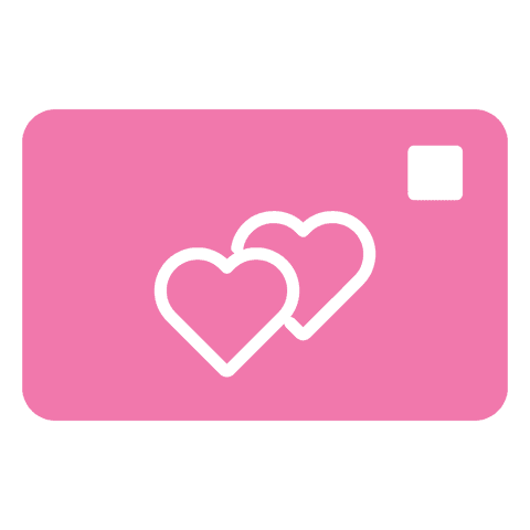 Pink Romantic Card with Two Hearts on Transparent Background - Download Free Stock Videos Pikwizard.com